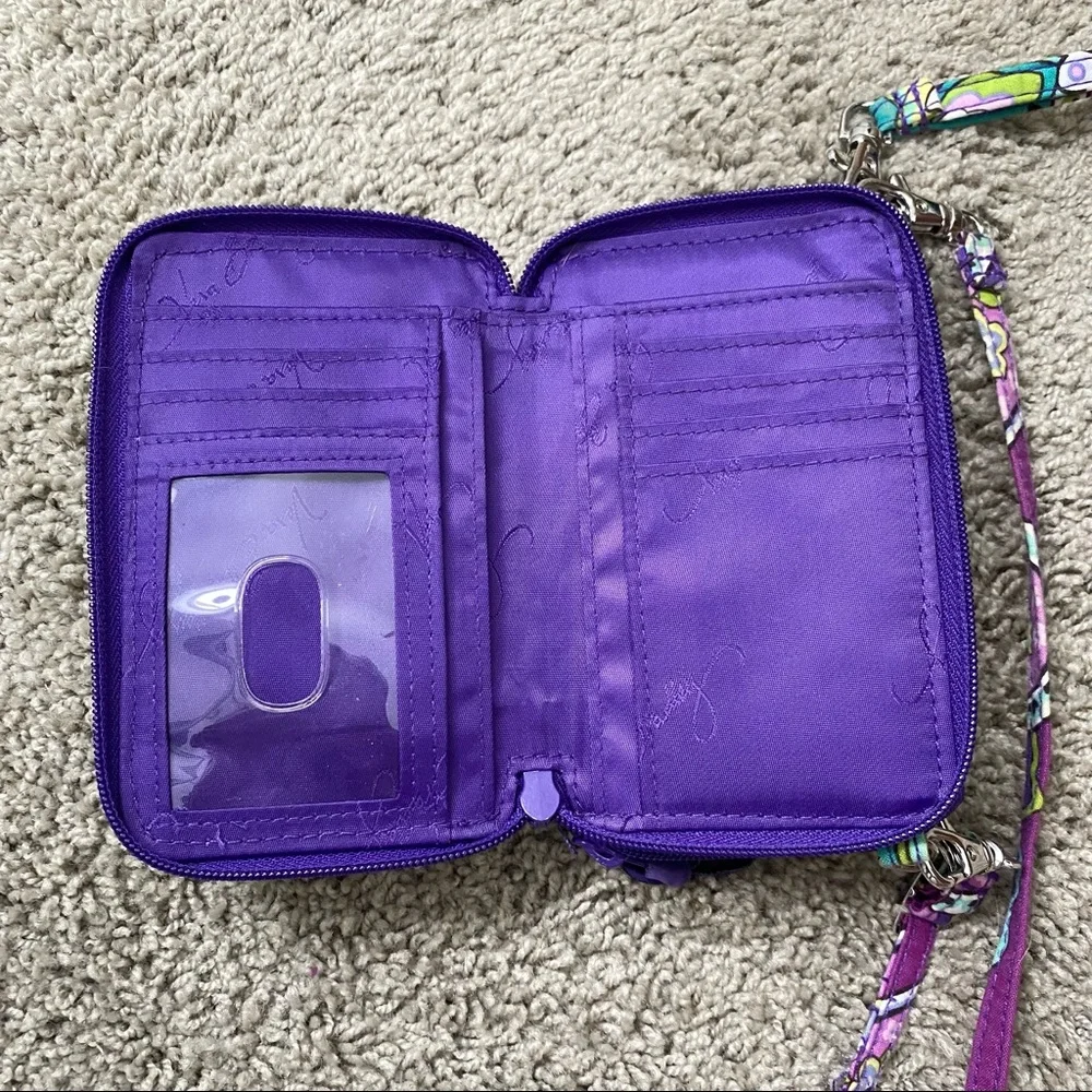Vera Bradley Small Purse Removable Strap Wallet - Picture 11 of 12
